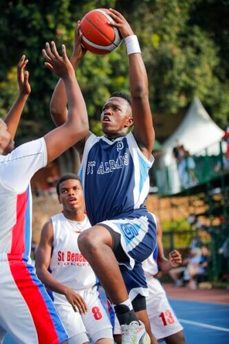 St Alban's beat St Benedict's 52-46 to move on to the semi-finals. Photo: ActionPix