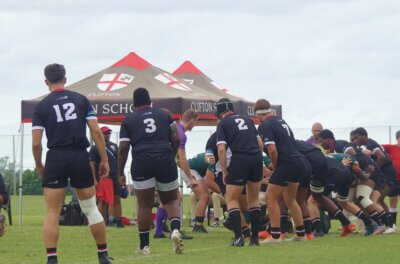 The Riverside Sports Club, with the Indian Ocean as a backdrop, will host Clifton's Old Boys' Weekend action.